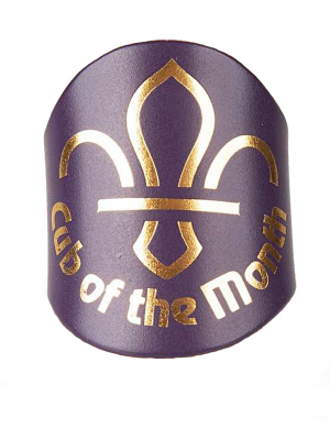 Cubs Leather Woggle - Cub of The Month